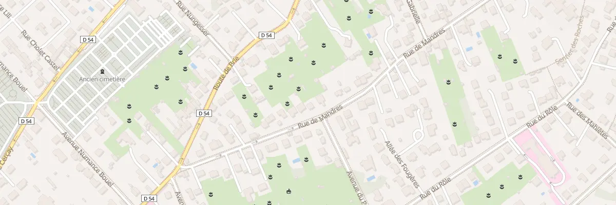 Plan du 13 Rue de Mandres à Brunoy