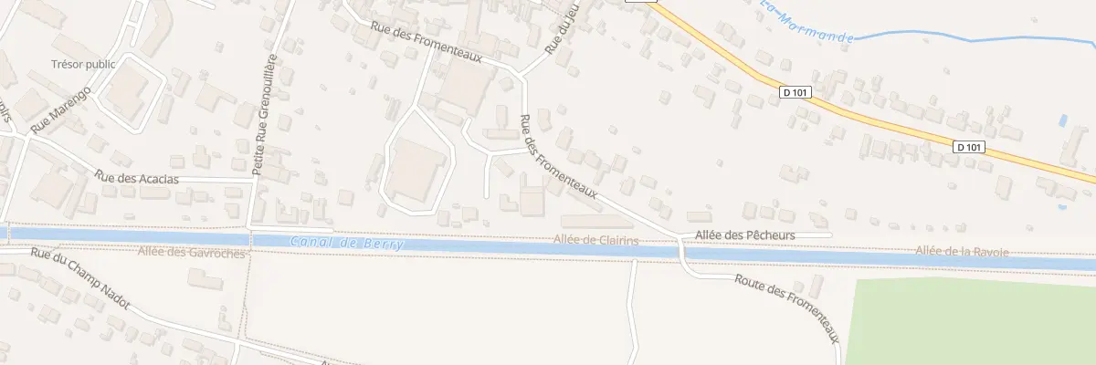 Plan du 32 Rue des Fromenteaux à Saint-Amand-Montrond