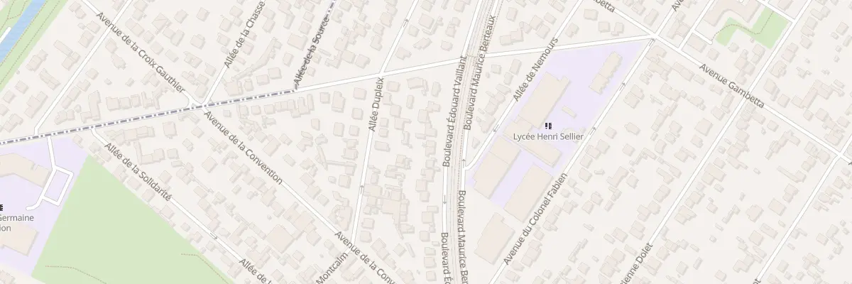 Plan du 115 Bd Edouard Vaillant à Livry-Gargan