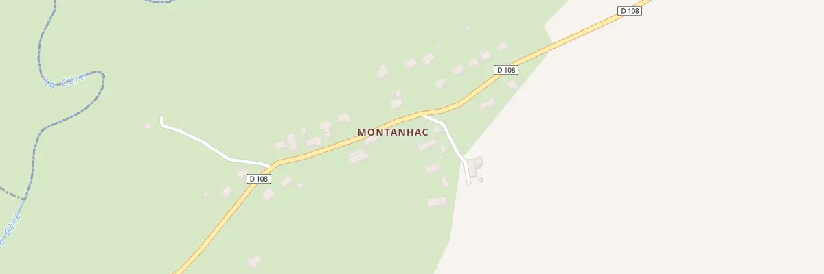 Plan du 5206 Montanhac à Vézac