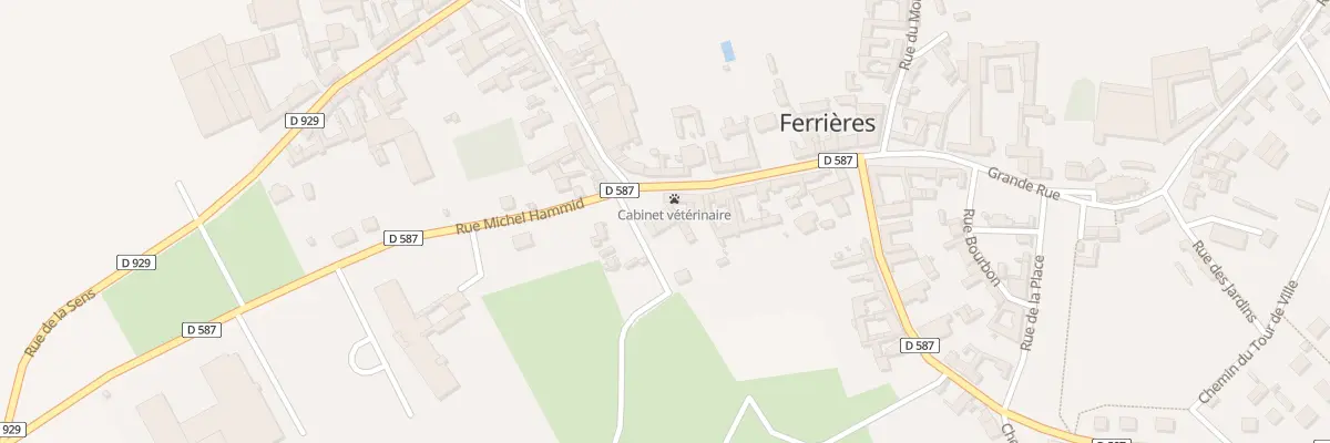 Plan du 3 Rue Hennique à Ferrières