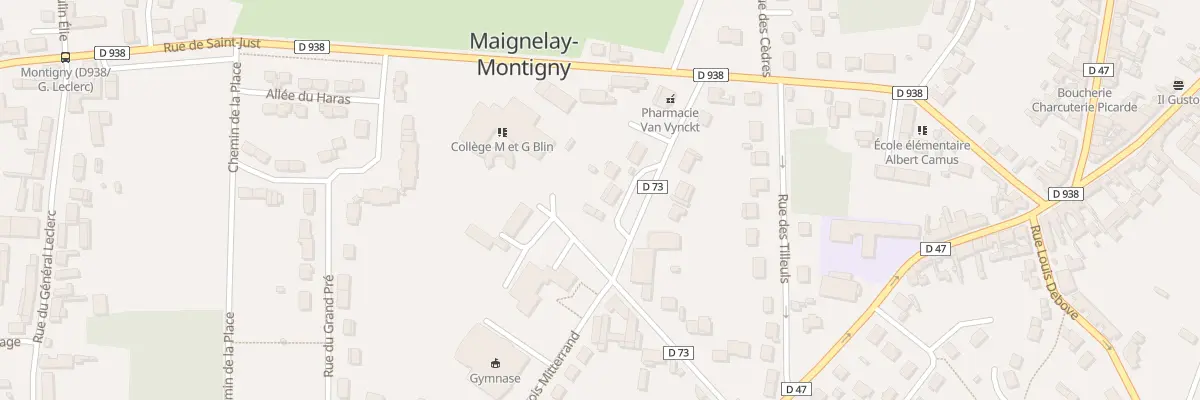 Plan du 13 Rue de la Gare à Maignelay-Montigny