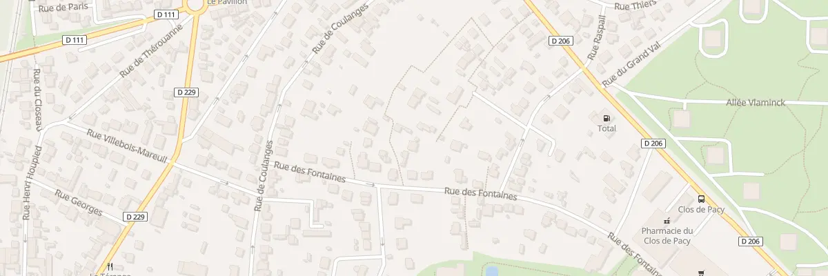 Plan du 8 Sen du Vieux Val à Sucy-en-Brie