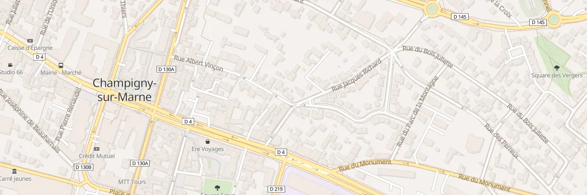 Plan du 39 Rue Albert Vinçon à Champigny-sur-Marne