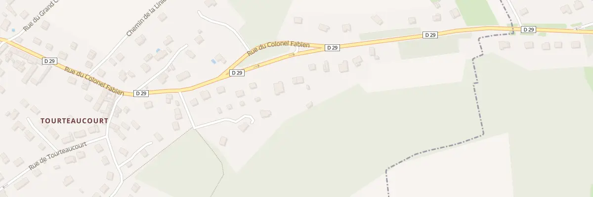 Plan du 33 Rue du Colonel Fabien à Angicourt