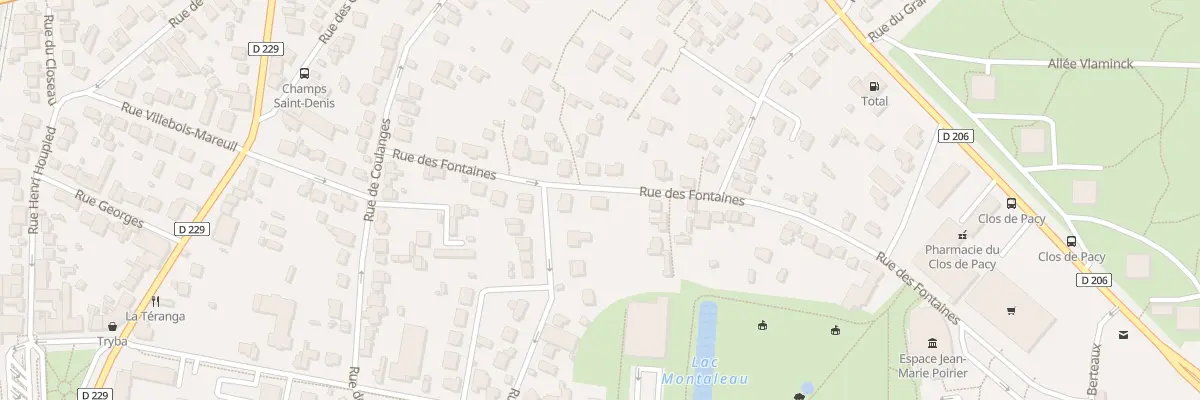 Plan du 27 Rue des Fontaines à Sucy-en-Brie