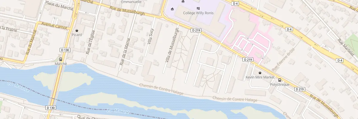 Plan du 16 Rue de Musselburgh à Champigny-sur-Marne