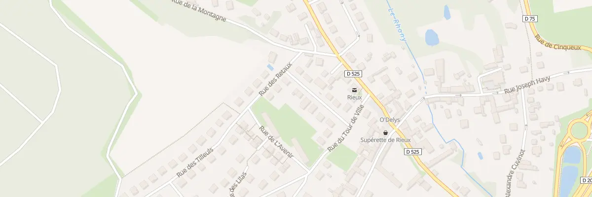Plan du 9 Rue de Plaisance à Rieux