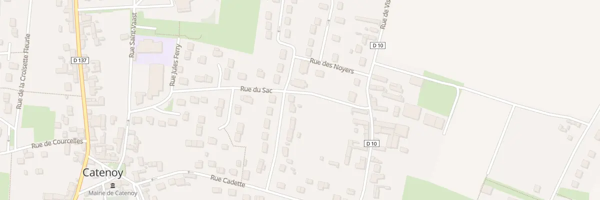 Plan du 12 Rue des Nourolles à Catenoy