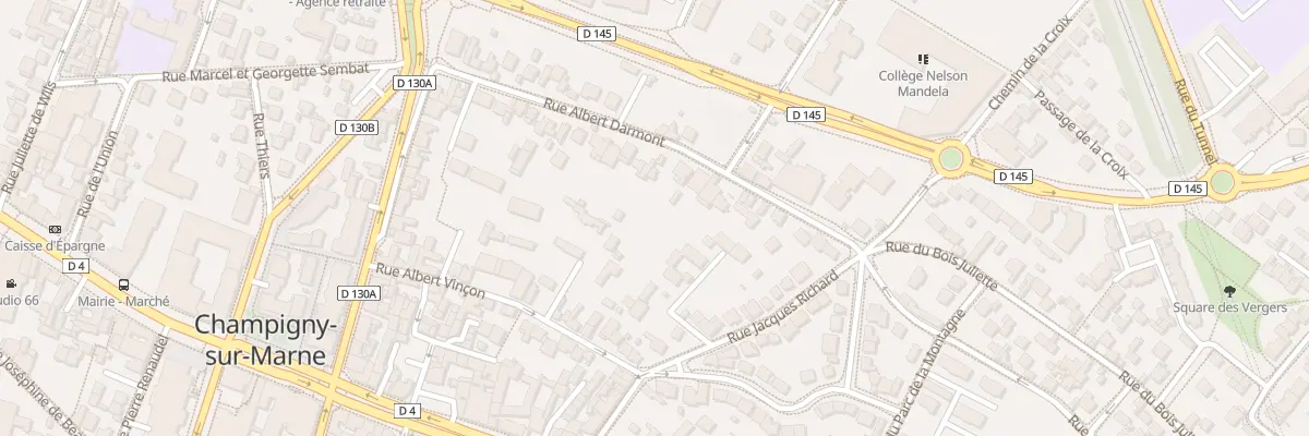 Plan du 36 Rue Albert Darmont à Champigny-sur-Marne