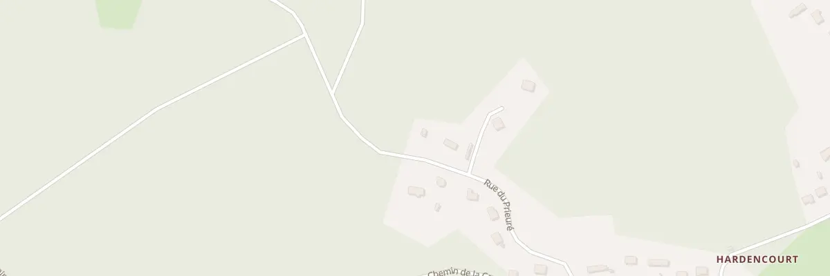 Plan du 1 Rue du Prieuré à Rosoy