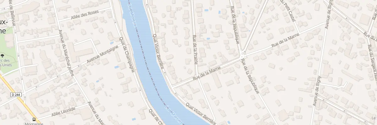 Plan du 7 Rue de la Prairie à Bry-sur-Marne