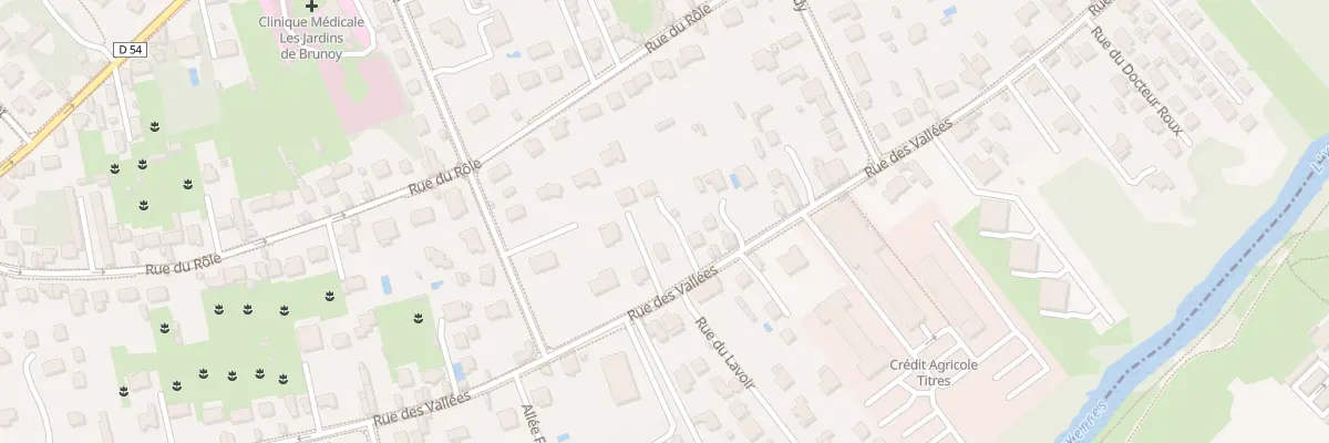 Plan du 35T Rue des Vallées à Brunoy