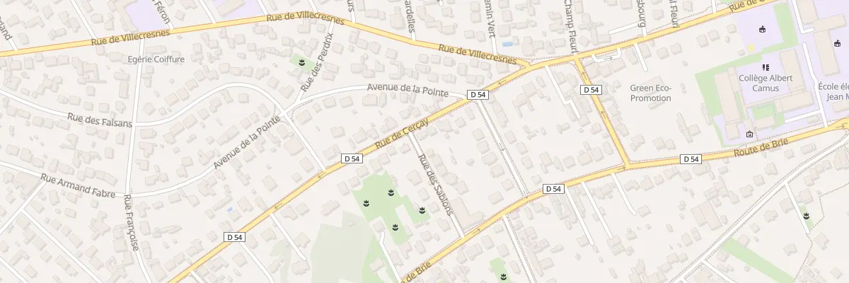 Plan du 60 Rue de Cerçay à Brunoy