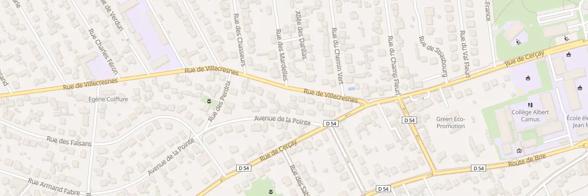Plan du 80 Rue de Villecresnes à Brunoy