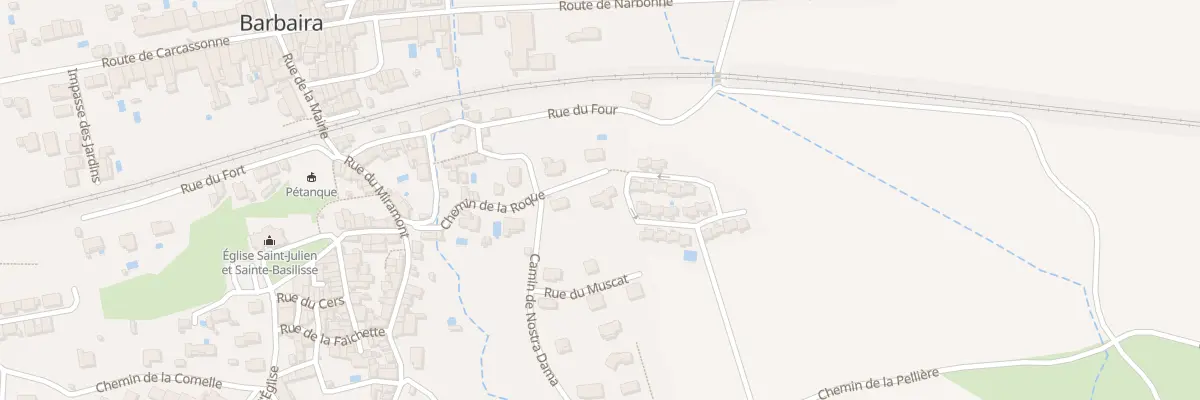 Plan du 6 Che de la Roque à Barbaira