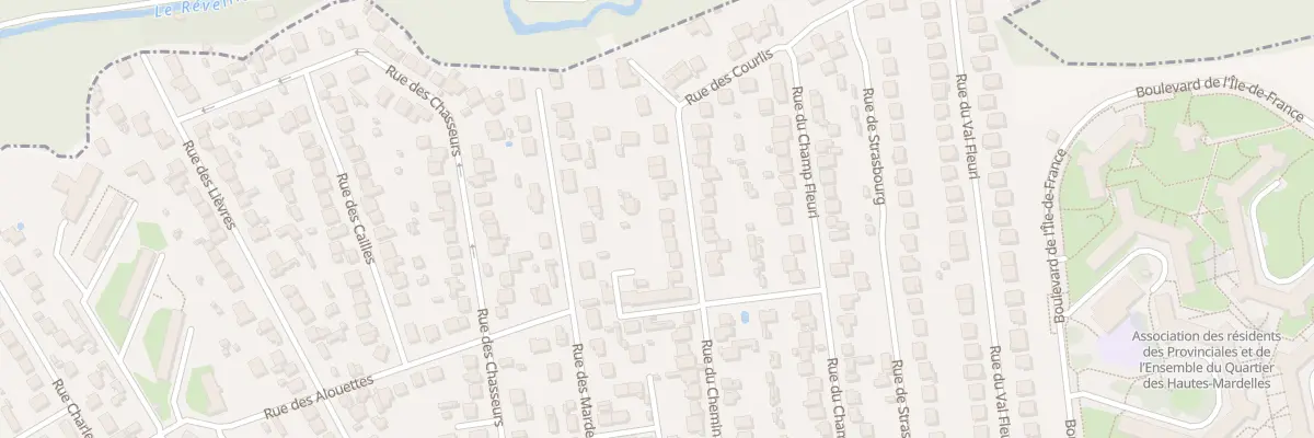 Plan du 63 Rue du Chemin Vert à Brunoy