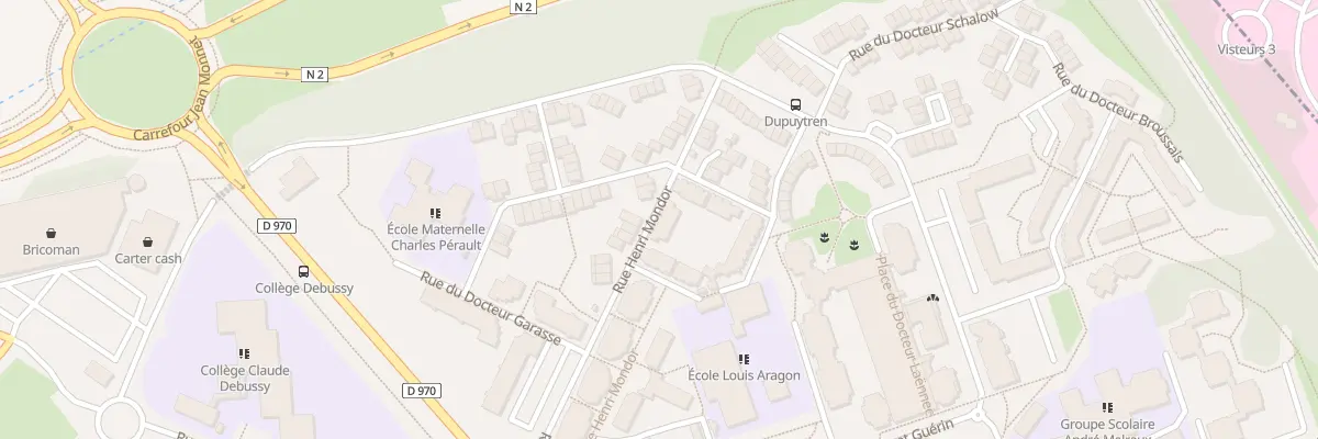 Plan du 20 Rue du Docteur Laveran à Aulnay-sous-Bois