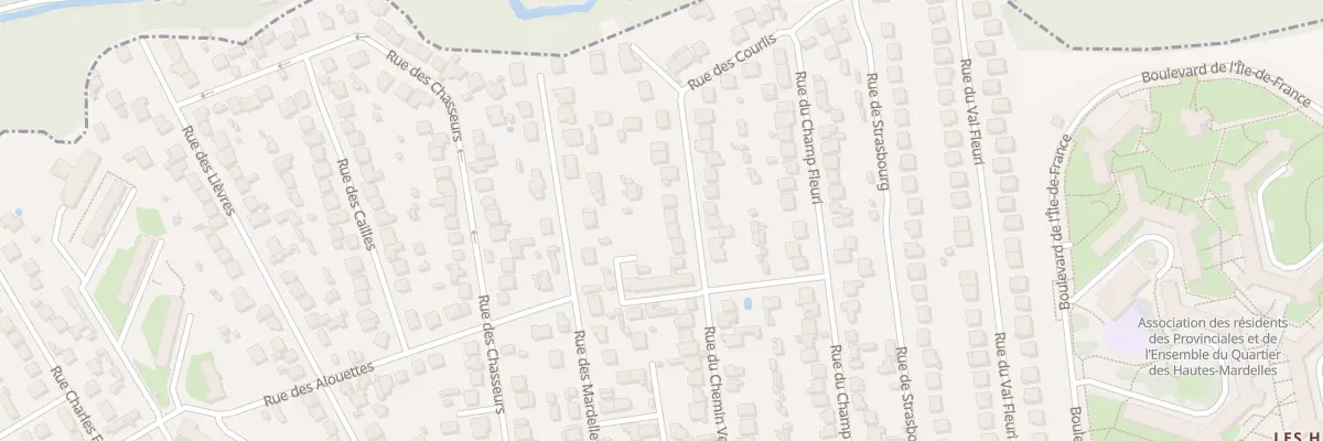 Plan du 61 Rue du Chemin Vert à Brunoy