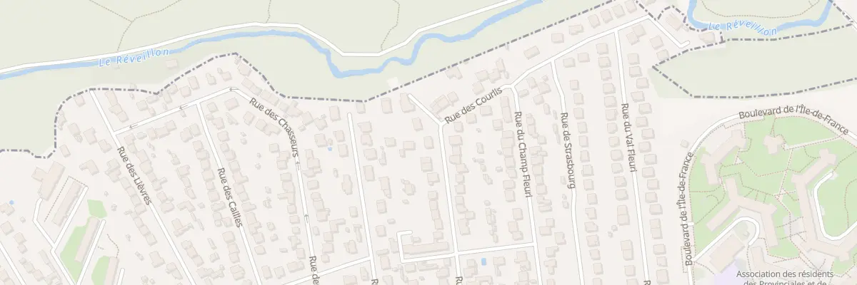 Plan du 75 Rue du Chemin Vert à Brunoy