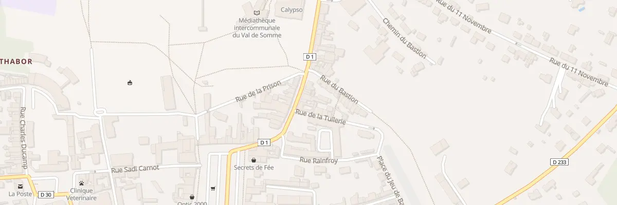 Plan du 14 Rue Gambetta à Corbie