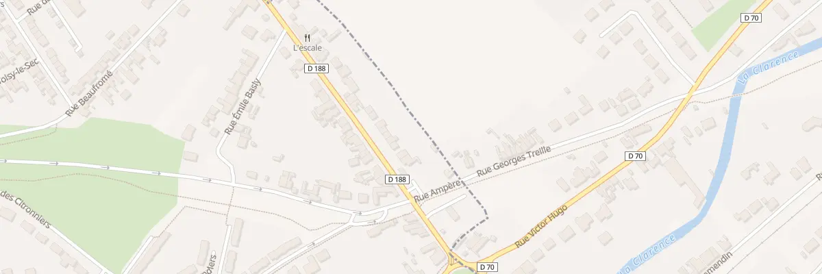 Plan du 14 Rue Paul Vaillant Couturier à Marles-les-Mines