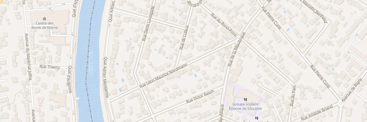 Plan du 17 Rue Léon Maurice Nordmann à Bry-sur-Marne