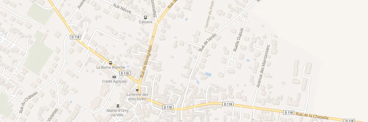 Plan du 9 Rue de Senlis à Orry-la-Ville