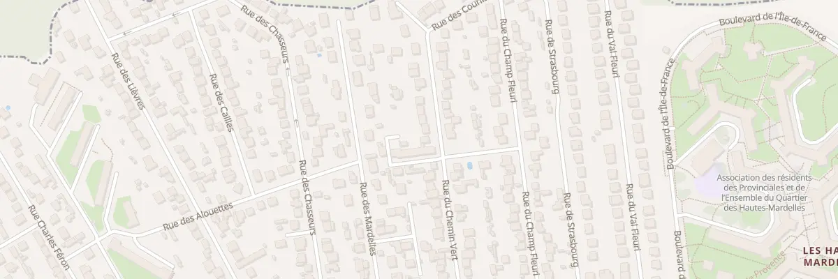 Plan du 55 Rue du Chemin Vert à Brunoy