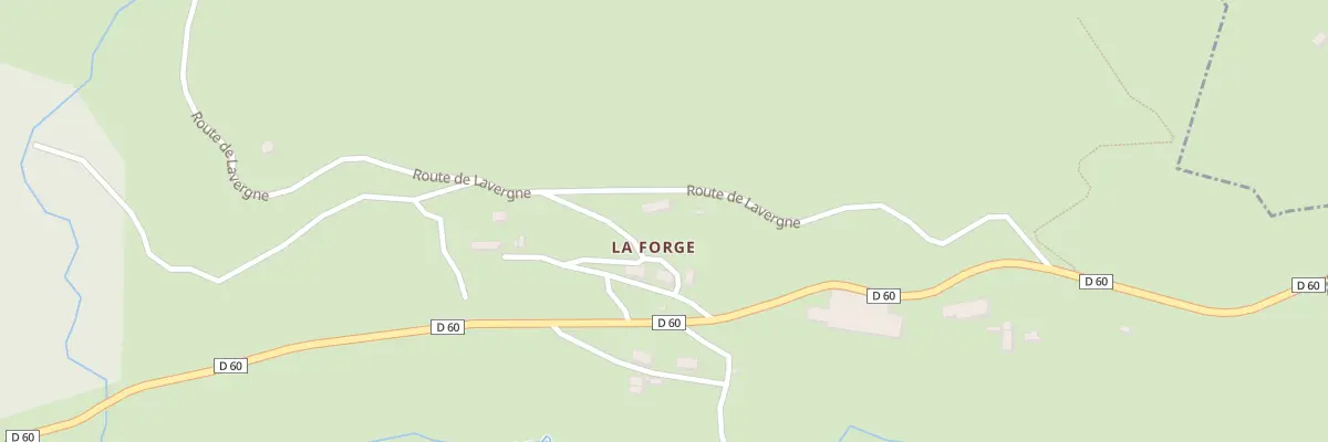 Plan du 5009 La Forge à Tournemire