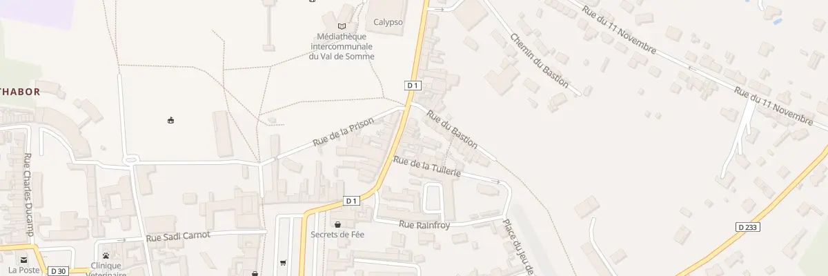 Plan du 18 Rue Gambetta à Corbie