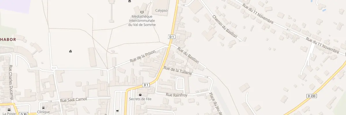 Plan du 20 Rue Gambetta à Corbie