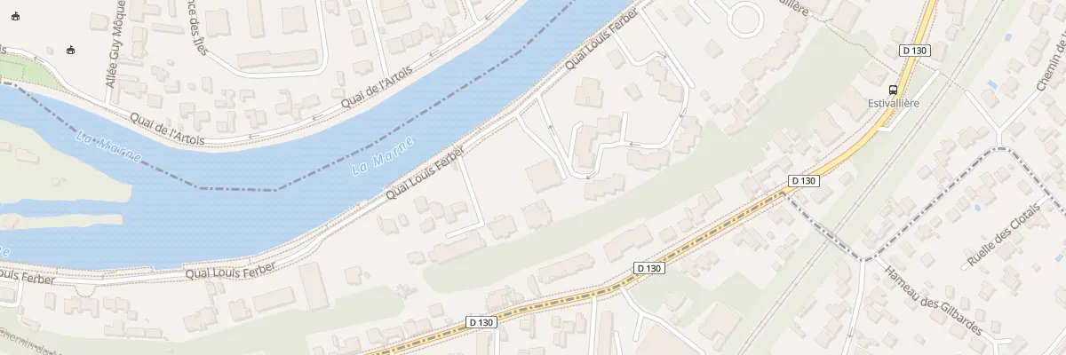 Plan du 57B Quai Louis Ferber à Bry-sur-Marne