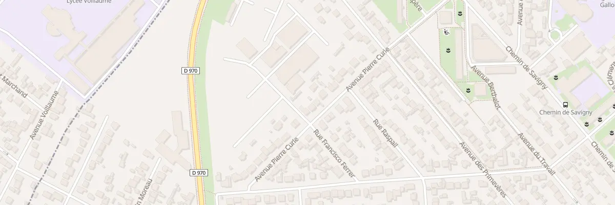 Plan du 25 Av Pierre Curie à Sevran