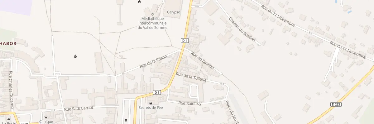 Plan du 22 Rue Gambetta à Corbie