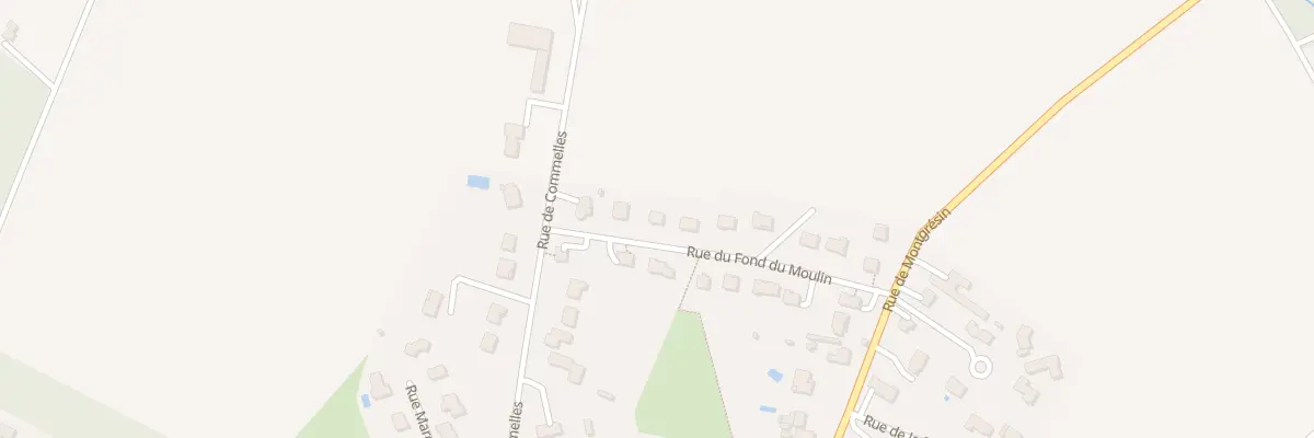 Plan du 14 Rue du Fond du Moulin à Orry-la-Ville