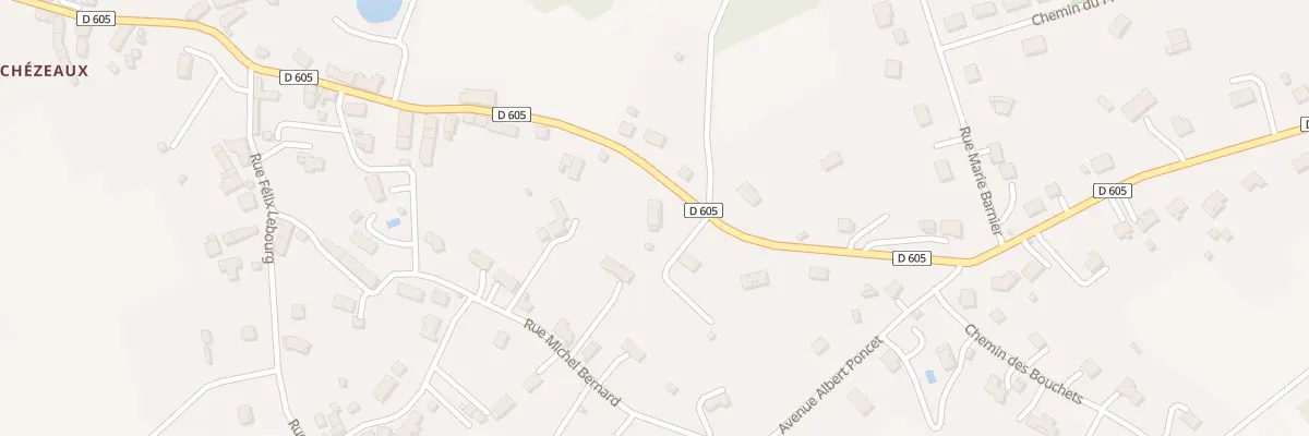 Plan du 9 Rue Eugène le Roy à Domérat