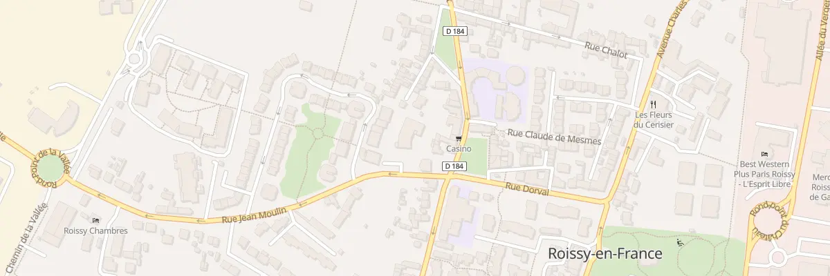 Plan du 4 Rue Jean Moulin à Roissy-en-France
