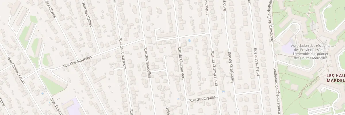 Plan du 41 Rue du Chemin Vert à Brunoy