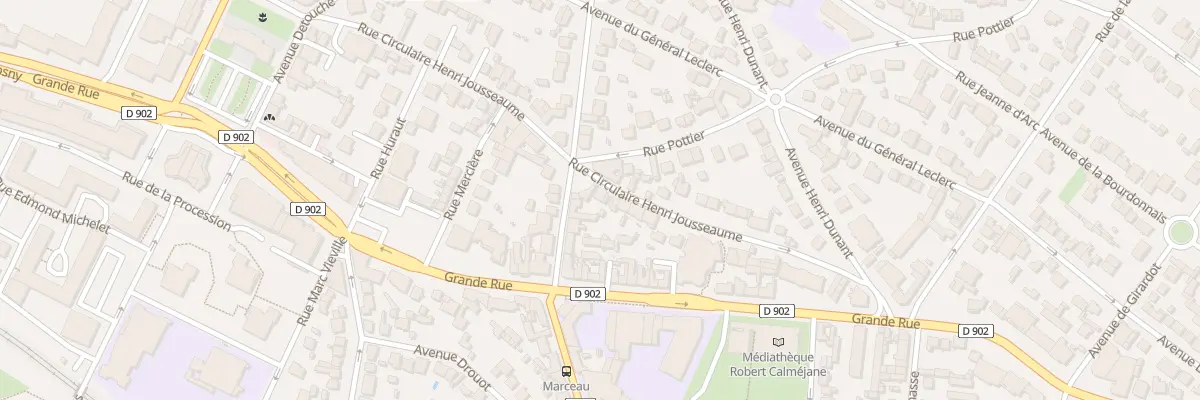 Plan du 16 Rue Circulaire H Jousseaume à Villemomble