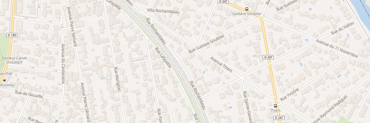 Plan du 42 Rue Rochambeau à Saint-Maur-des-Fossés