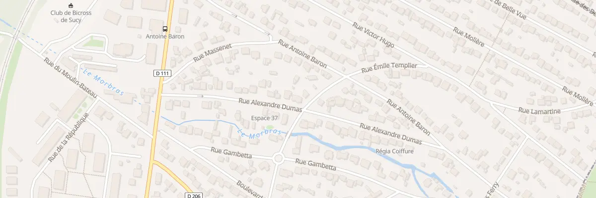 Plan du 24 Rue Alexandre Dumas à Sucy-en-Brie