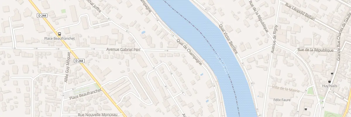 Plan du 172 Av Gabriel Péri au Perreux-sur-Marne