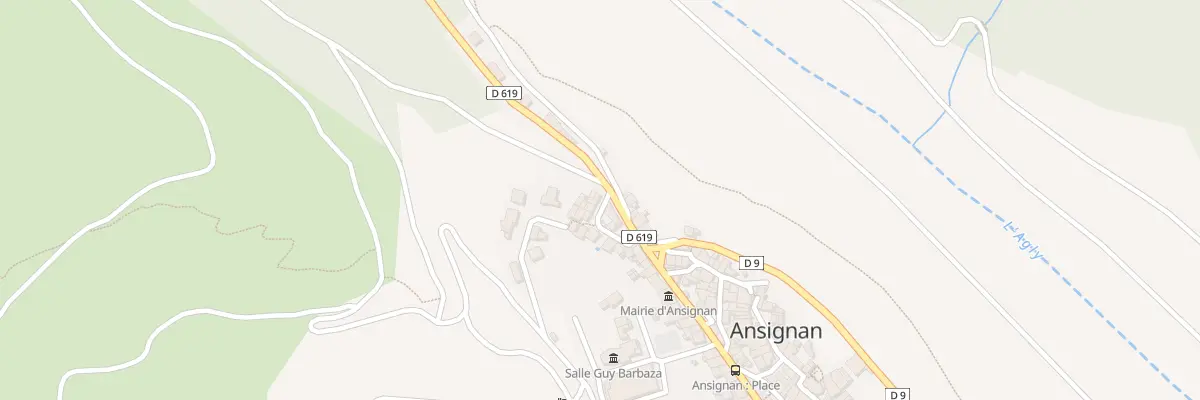 Plan du 105 Le Village à Ansignan