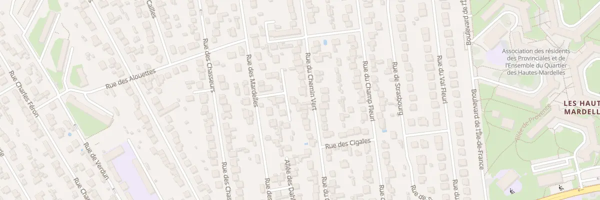 Plan du 33 Rue du Chemin Vert à Brunoy