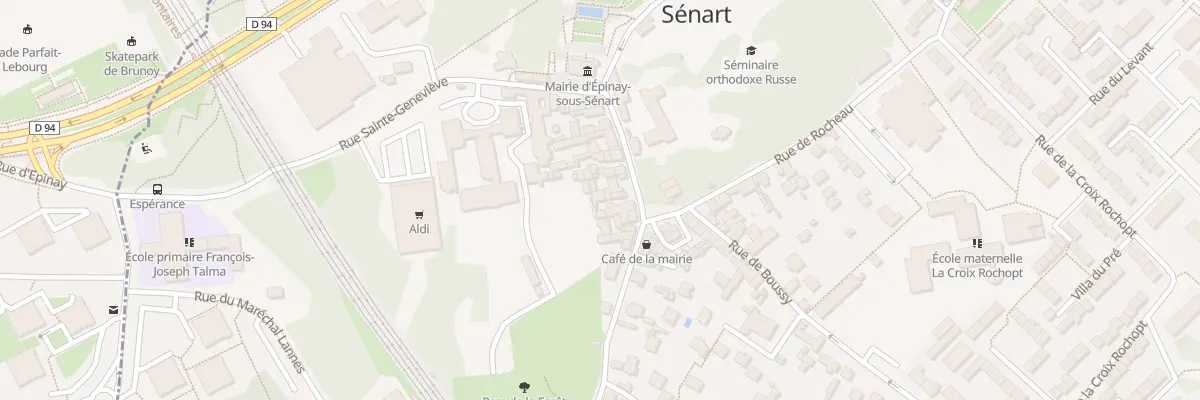 Plan du 1 Rue Sainte Geneviève à Épinay-sous-Sénart