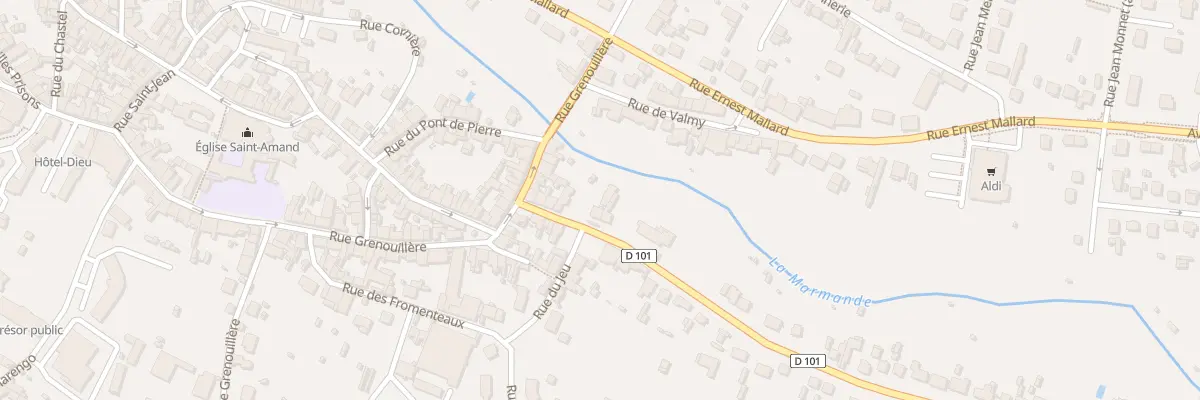 Plan du 9 Rue de la Ravoie à Saint-Amand-Montrond