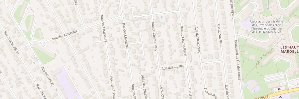Plan du 31 Rue du Chemin Vert à Brunoy