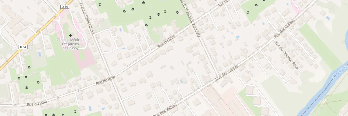 Plan du 46 Rue du Rôle à Brunoy