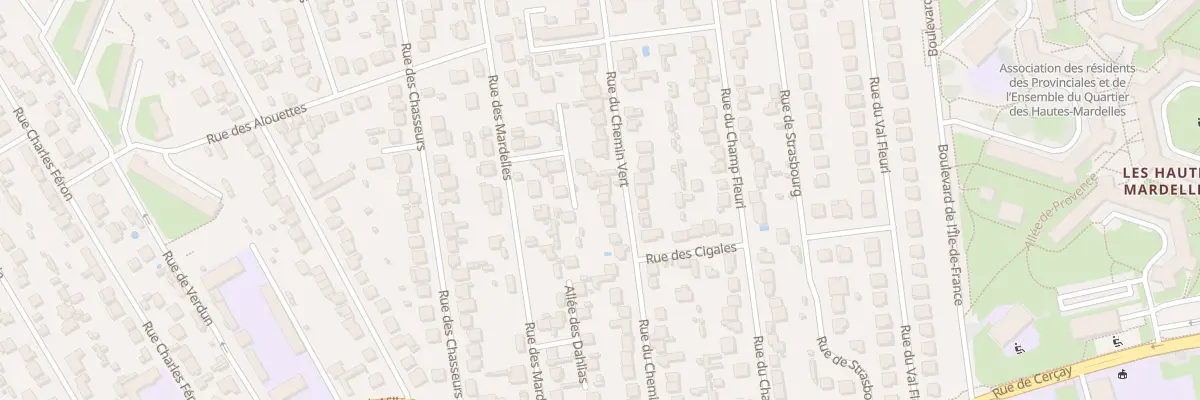 Plan du 29 Rue du Chemin Vert à Brunoy